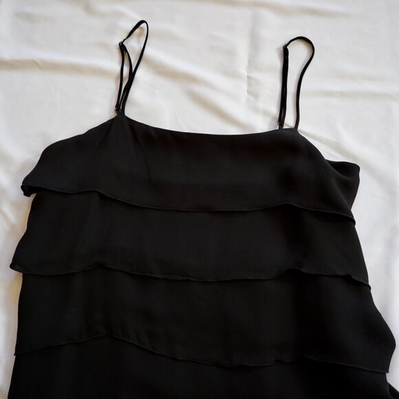 Nili Lotan Silk Tiered Mini Dress Size S - Picture 7 of 11